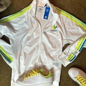 Chile E20 TT Multt White/Lime/green jacket size XL